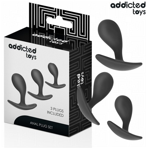 ADDICTED TOYS - ZESTAW 3 ZATYCZEK ANALNYCH MODEL 3